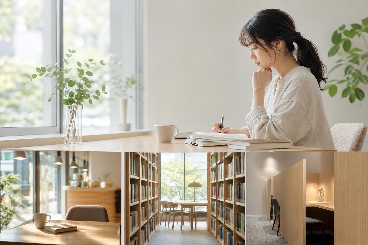 大人の学び直しに合う勉強場所の選び方|カフェ・図書館・自習室を比較して失敗を減らす